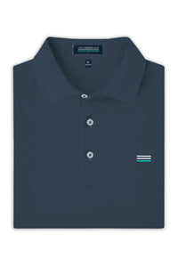 Live Forever Golf: Soft Landing Natural Performance Polo - Navy | Makk Fashions