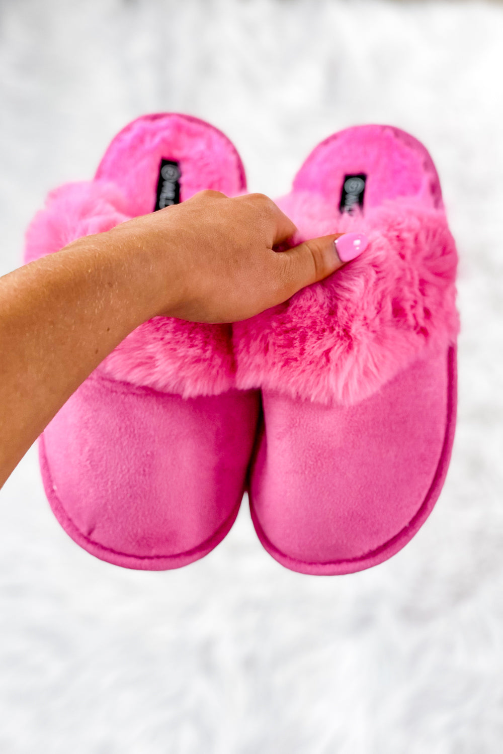 Sweet Dreams Fluffy Fur Lined Cozy Slippers - Pink | Makk Fashions