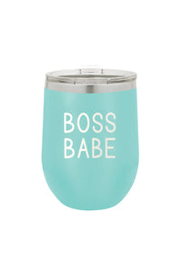 Boss Babe Insulated Tumbler - Teal | Makk Fashions