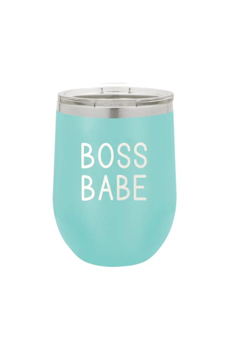 Boss Babe Insulated Tumbler - Teal | Makk Fashions