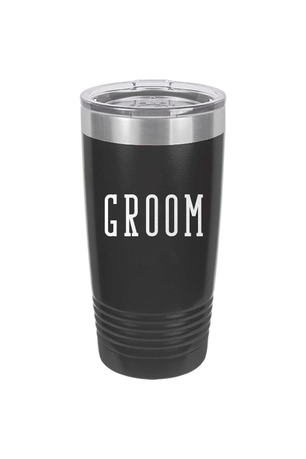 "Groom" 20 oz Insulated Tumbler - Black | Makk Fashions