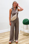 Taking Chances Textured Wide Leg Pants - Coco