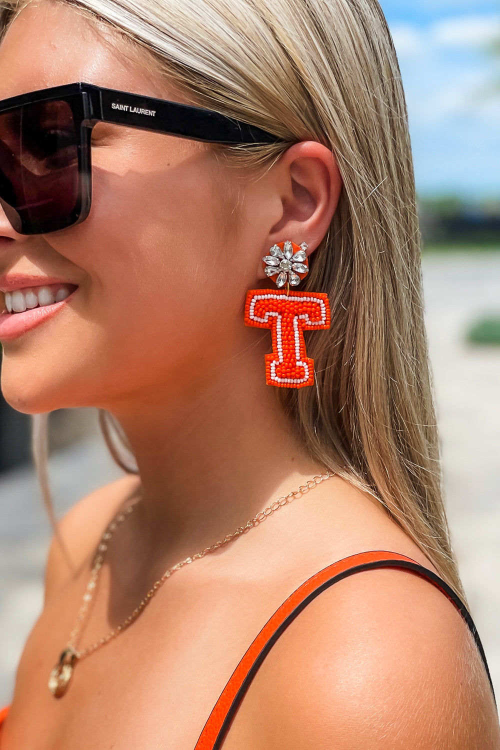Tennessee Game Day Earrings - Orange | Makk Fashions