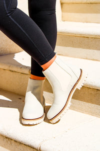 The Remi Ankle Boot - Cream | Makk Fashions
