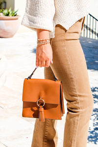 The Savannah Crossbody Bag - Cognac | Makk Fashions