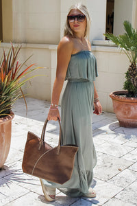 The Trish Tote Bag Set - Brown