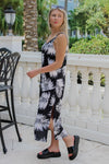 Tropical Evenings Maxi Dress - Black | Makk Fashions