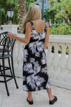 Tropical Evenings Maxi Dress - Black | Makk Fashions