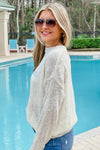 Vacay Mode ALOHA Sweater - Cream | Makk Fashions