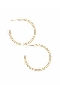 Kendra Scott: Veronica Hoop Earrings - Gold | Makk Fashions