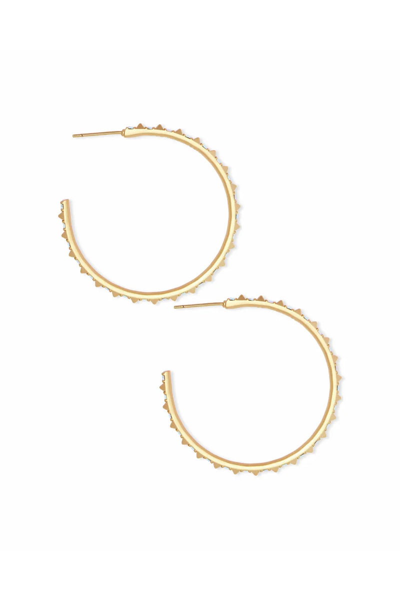 Kendra Scott: Veronica Hoop Earrings - Gold | Makk Fashions