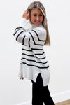 Z-Supply: Fin Stripe Sweater - Sea Salt | Makk Fashions