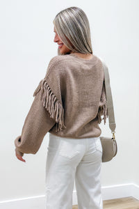 Z-Supply: On The Fringe Sweater - Campfire | Makk Fashions