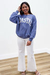 Z Supply: Coast Sunday Sweatshirt - Worn Blue | Makk Fashions