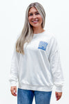 Z Supply: Horizon Sunday Sweatshirt - Sea Salt | Makk Fashions