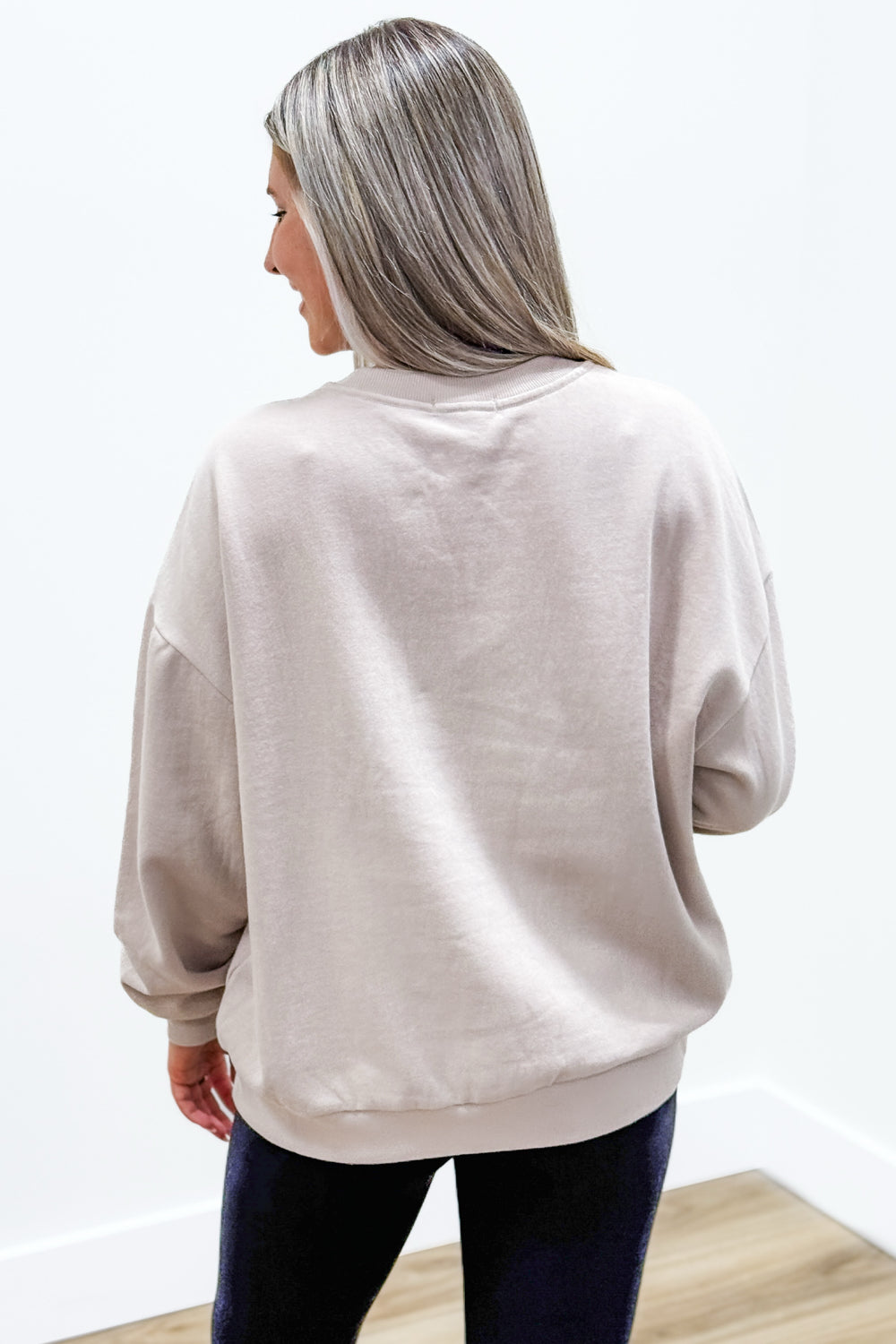 Z Supply: Manifest Sunday Sweatshirt - Mushroom | Makk Fashions