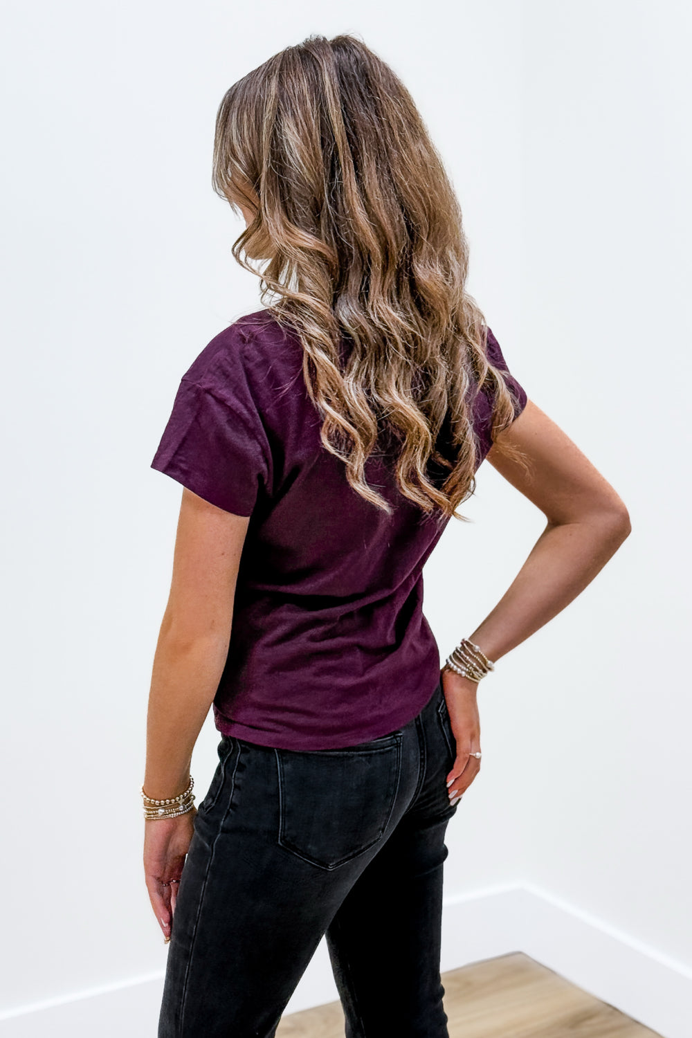 Z Supply: Modern Slub Tee - Berry Wine | Makk Fashions