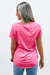 Z Supply: The Pocket Tee - Disco Pink | Makk Fashions