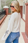 Z Supply: Cooper Icon Sweater - White | Makk Fashions