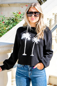 Z Supply: In The Palms Sweater - Black | Makk Fashions