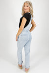 Z Supply: Knit Denim Overalls - Washed Indigo | Makk Fashions