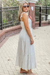 Z Supply: La Brisa Dobby Stripe Dress - Sandstone | Makk Fashions