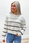 Z Supply: Milan Stripe Sweater - Natural | Makk Fashions