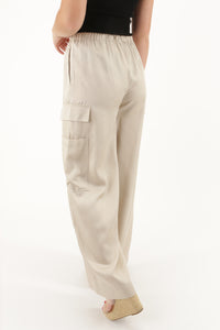 Z Supply: Renegade Wide Leg Cargo Pant - Fossil | Makk Fashions