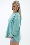 Z Supply: Replay French Terry Sweatshirt - Tide Pool | Makk Fashions