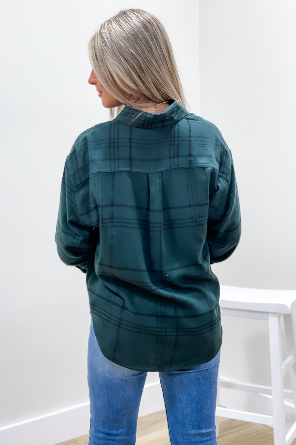 Z Supply: River Plaid Button Up - Cypress Green | Makk Fashions