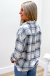 Z Supply: River Plaid Button Up - Thunder Cloud | Makk Fashions