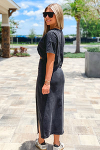 Z Supply: Shilo Knit Skirt - Black | Makk Fashions