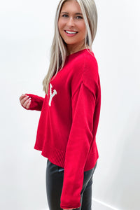 Z Supply: Sienna Merry Sweater - Haute Red | Makk Fashions