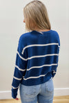 Z Supply: Sienna Stripe Sweater - Midnight