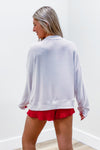 Z Supply: Sleigh Cloud Knit Top - White | Makk Fashions