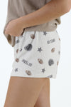 Z Supply: Sporty Football Star Shorts - Heather Linen | Makk Fashions