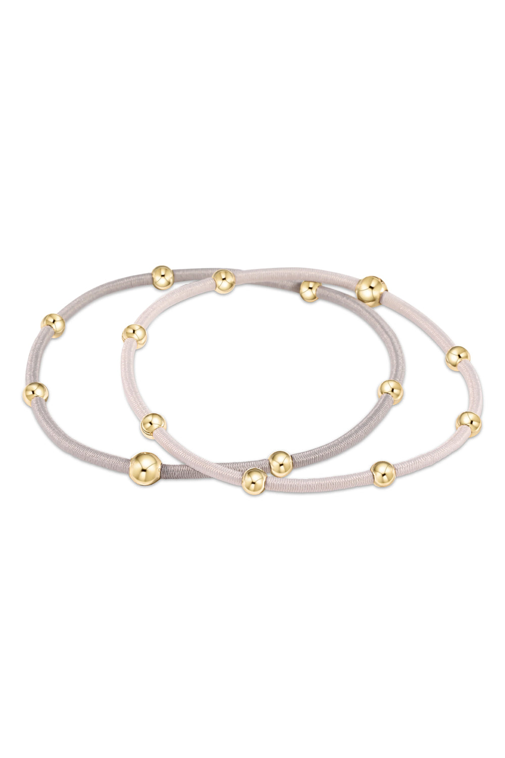 enewton: "e"ssentials Bracelet Stack of 2 - Neutral Set | Makk Fashions