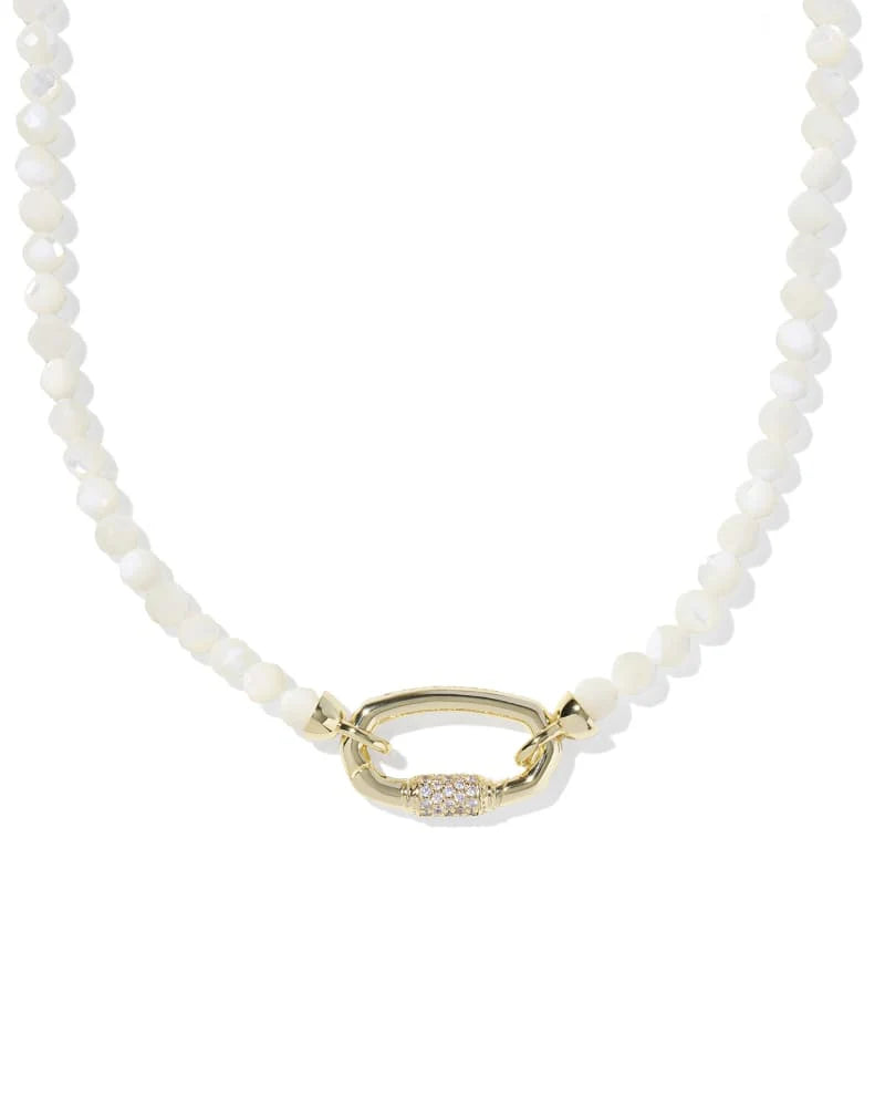 Kendra Scott: Emery Beaded Strand Necklace - Ivory MOP