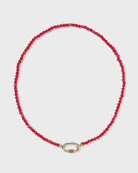 Kendra Scott: Emery Beaded Strand Necklace - Red Glass