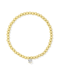 Kendra Scott: Cailin Stretch Bracelet - Gold White Crystal