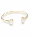 Kendra Scott: Elton Gold Cuff Bracelet - Ivory MOP