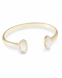 Kendra Scott: Elton Gold Cuff Bracelet - Ivory MOP