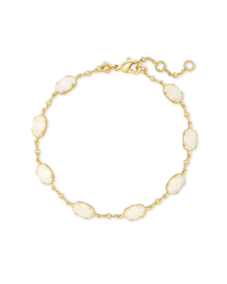 Kendra Scott: Emilie Link Bracelet - Gold Iridescent Drusy