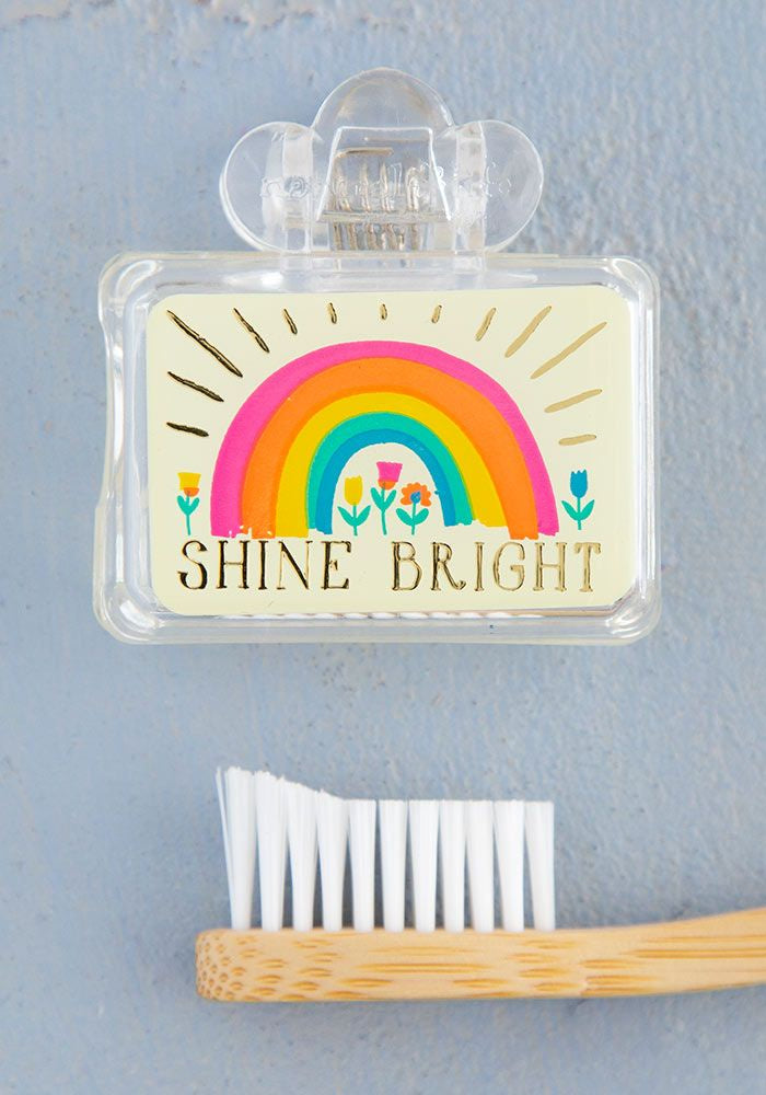 Natural Life Shine Bright Rainbow Tooth Brush Cover