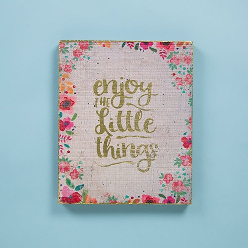 Enjoy The Little Things Bungalow Wall Art