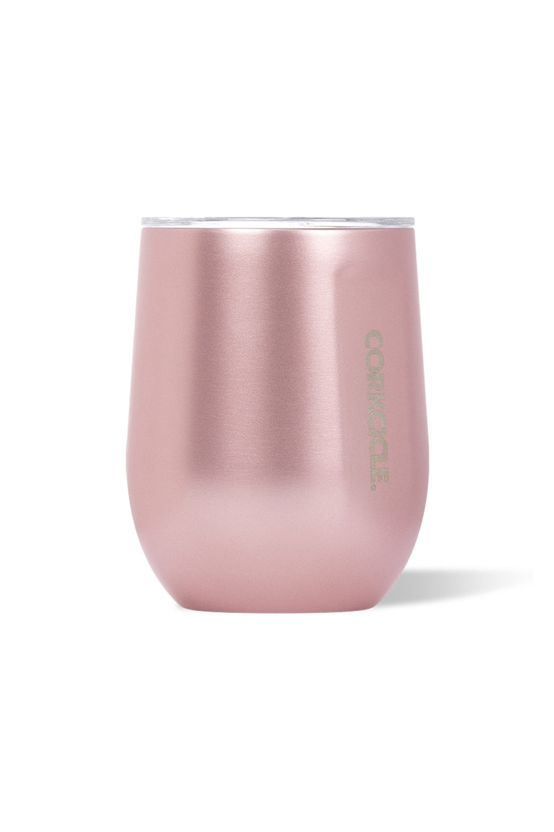 Corkcicle: Metallic Stemless Cup - Rose