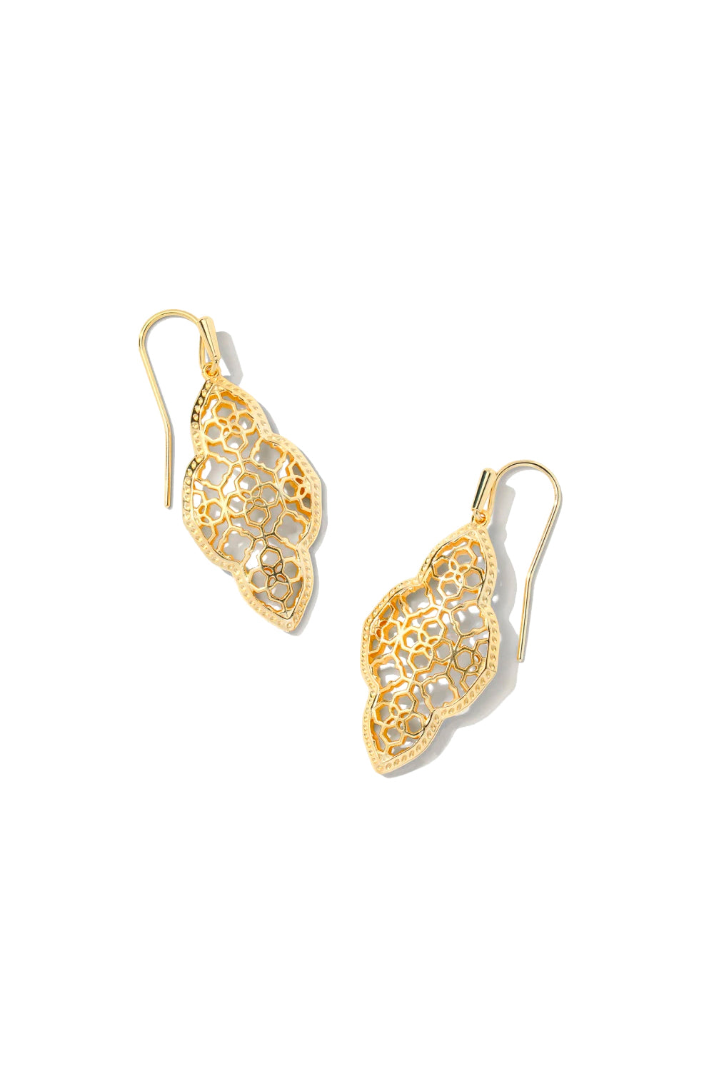 Kendra Scott: Abbie Drop Earrings - Gold | Makk Fashions