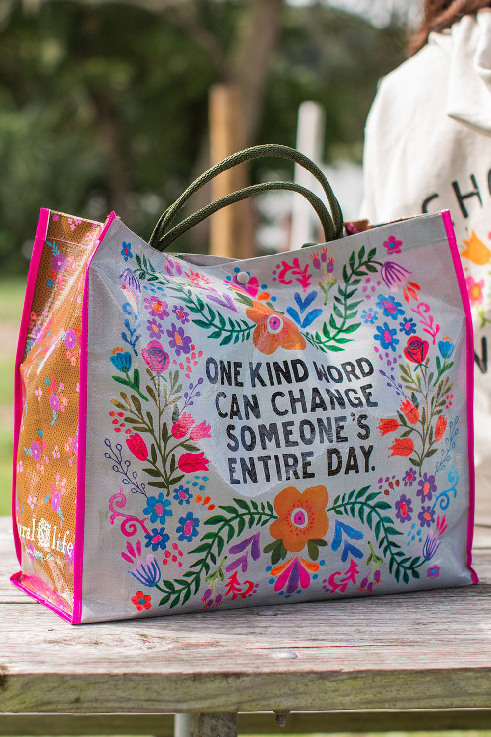 Natural Life: One Kind Word Anytime Tote - Makk Fashions
