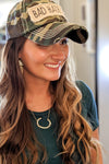 "Bad Hair Day" Patchwork Cap - Camo