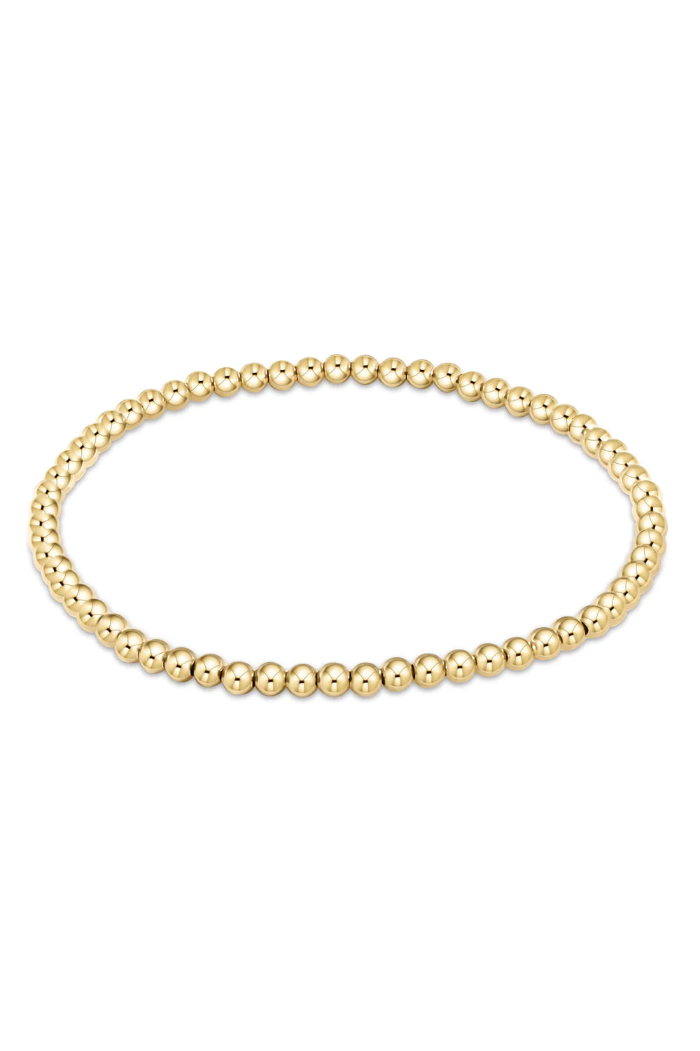 enewton: Classic 3mm Bead Bracelet - Gold | Makk Fashions